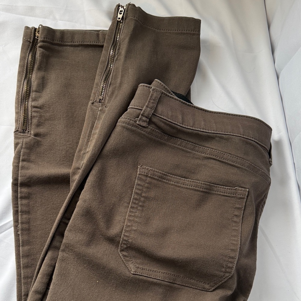 Knox Rose Women's Dark Brown Straight Leg Pants